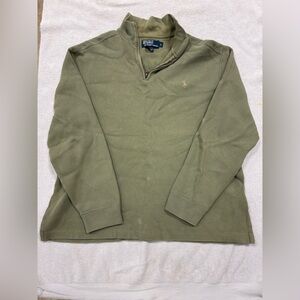 Polo by Ralph Lauren Men's Olive Green Sweater